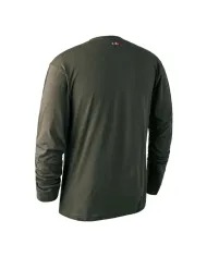 KOSZULKA DEERHUNTER LOGO T-SHIRT L/S DARK GREEN