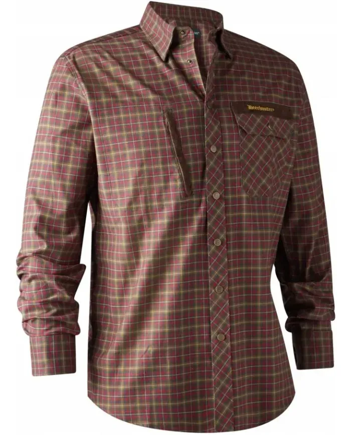 KOSZULA DEERHUNTER AIDEN SHIRT RED CHECK