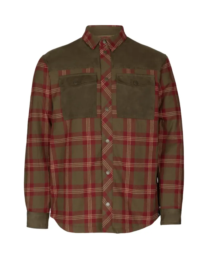 KOSZULA SEELAND Vancouver Shirt Red Check