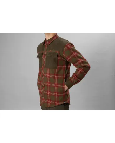 KOSZULA SEELAND Vancouver Shirt Red Check
