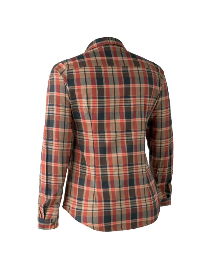 KOSZULA DEERHUNTER 8946 LADY ATHENA 68946 ORANGE CHECK