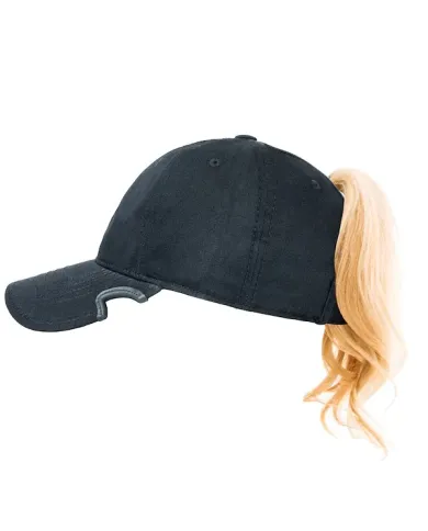 CZAPKA Notch Classic Adjustable Navy Ponytail Blank - Terra/Aviator Notch