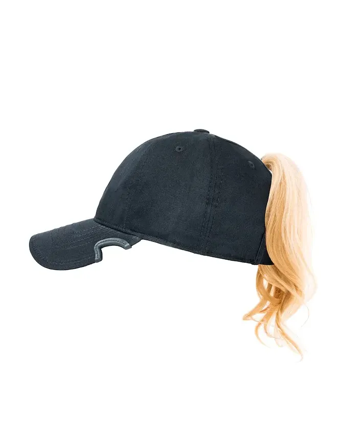 CZAPKA Notch Classic Adjustable Navy Ponytail Blank - Terra/Aviator Notch