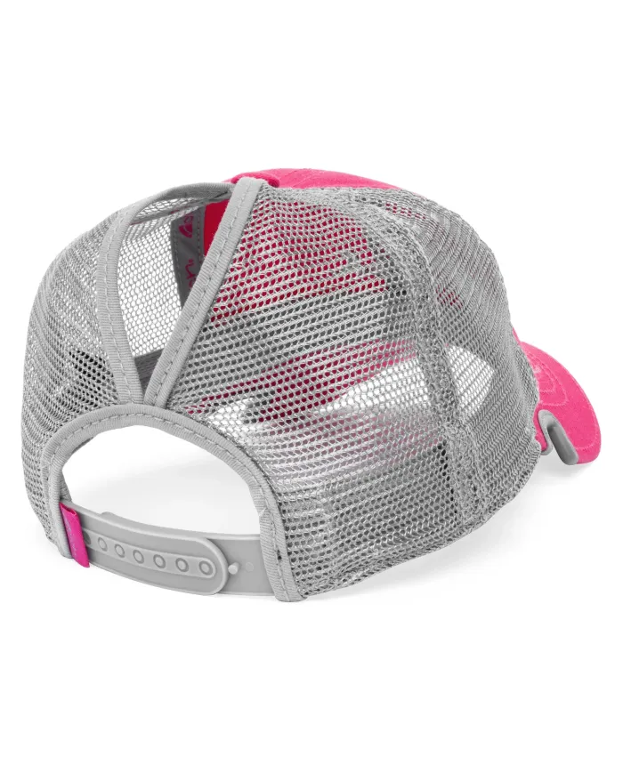 CZAPKA Notch Classic Adjustable Hot Pink/Grey Ponytail - Standard Notch