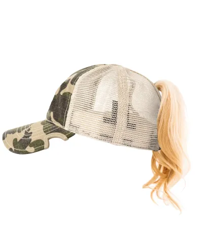 CZAPKA Notch Classic Adjustable Camo Ponytail Blank - Standard Notch
