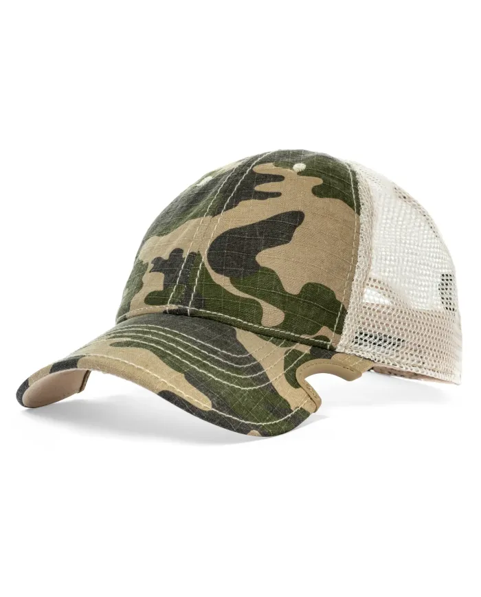 CZAPKA Notch Classic Adjustable Camo Ponytail Blank - Terra/Aviator Notch