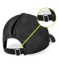 CZAPKA Notch Classic Adjustable Black Ponytail Blank - Standard Notch