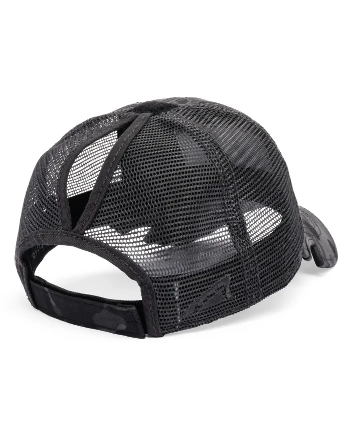 CZAPKA Notch Classic Adjustable Black Camo Ponytail Blank - Terra/Aviator Notch