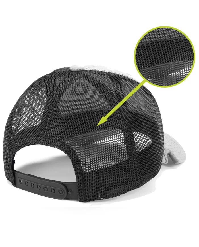 CZAPKA Notch Classic Adjustable Heather/Black Trucker Blank - Standard Notch