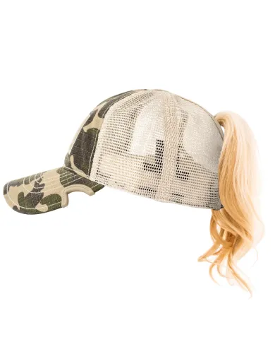 CZAPKA Notch Classic Adjustable Camo Ponytail Operator - Terra/Aviator Notch