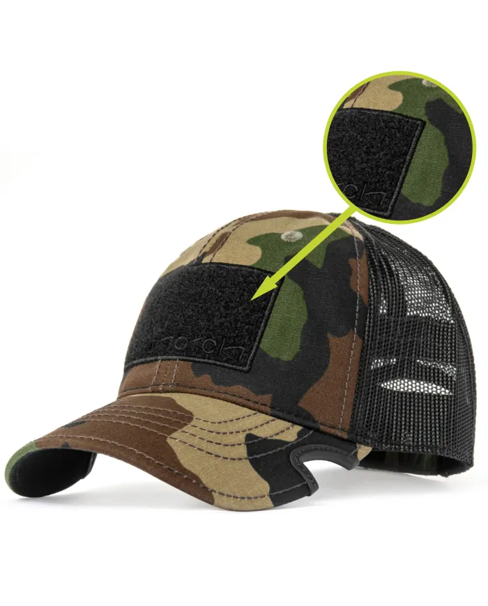 CZAPKA Notch Classic Adjustable M81 Woodland Operator - Terra/Aviator Notch