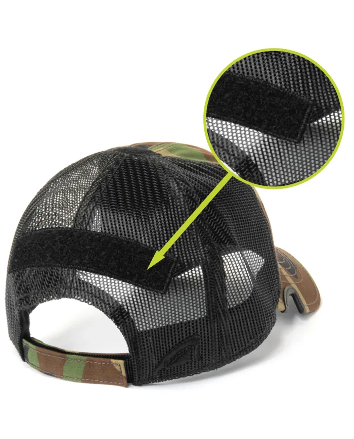 CZAPKA Notch Classic Adjustable M81 Woodland Operator - Terra/Aviator Notch