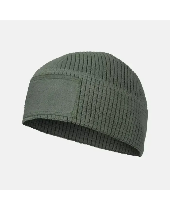 CZAPKA HELIKON RANGE BEANIE CAP GRID FLEECE OLIVE GREEN