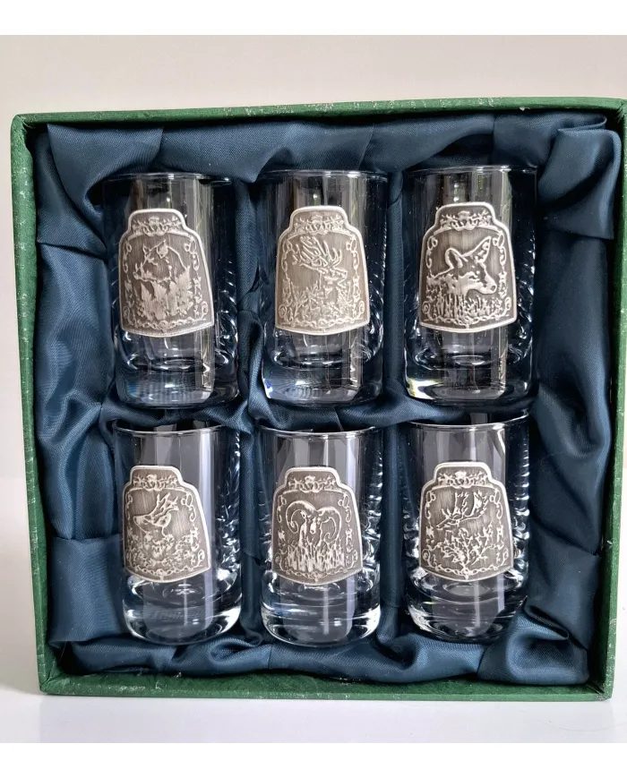 Szkło Jager Glass kieliszki na likier ze stopką 30ml 26C 2