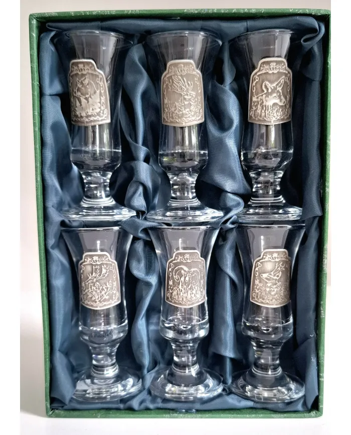 Szkło Jagerglass kieliszki na likier na stopkę Rittmeister 50ml 29C