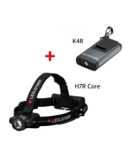 Ledlenser H7R Core + K4R, zestaw latarek, 1000 lm