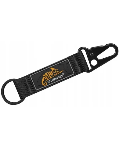 BRELOK DO KLUCZY HELIKON SNAP HOOK KEYCHAIN WITH LOGO NYLON CZARNY AD-KSH-NL-01 BRELOK DO KLUCZY HELIKON SNAP HOOK KEYCHAIN WITH LOGO NYLON CZARNY AD-KSH-NL-01