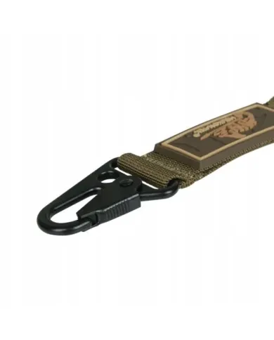 BRELOK DO KLUCZY HELIKON SNAP HOOK KEYCHAIN WITH LOGO NYLON CZARNY AD-KSH-NL-01 BRELOK DO KLUCZY HELIKON SNAP HOOK KEYCHAIN WITH LOGO NYLON CZARNY AD-KSH-NL-01