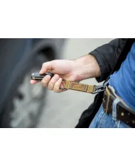 BRELOK DO KLUCZY HELIKON SNAP HOOK KEYCHAIN WITH LOGO NYLON CZARNY AD-KSH-NL-01