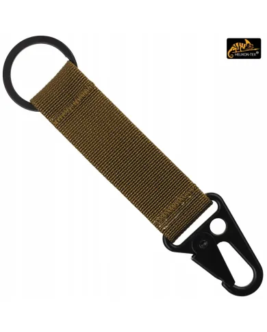 BRELOK DO KLUCZY HELIKON SNAP HOOK KEYCHAIN WITH LOGO NYLON COYOTE AD-KSH-NL-11 BRELOK DO KLUCZY HELIKON SNAP HOOK KEYCHAIN WITH LOGO NYLON COYOTE AD-KSH-NL-11