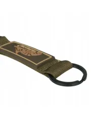 BRELOK DO KLUCZY HELIKON SNAP HOOK KEYCHAIN WITH LOGO NYLON COYOTE AD-KSH-NL-11