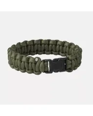 BRANSOLETKA SURVIVAL BRACELET PARACORD BLACK AC-SBR-NL-01