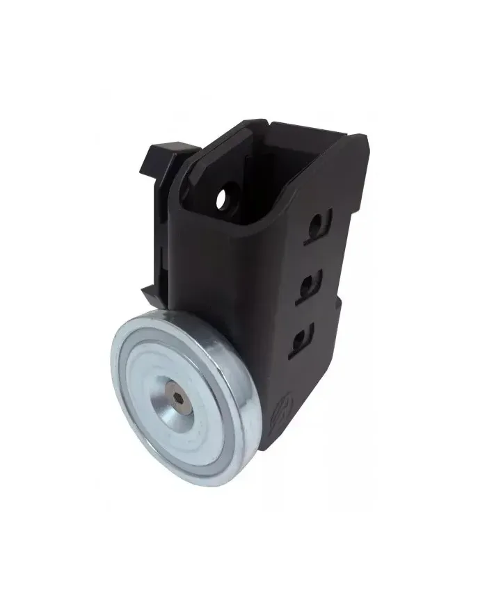 ŁADOWNICA DOUBLE ALPHA - XIP POUCH WITH MAGNET, BLACK