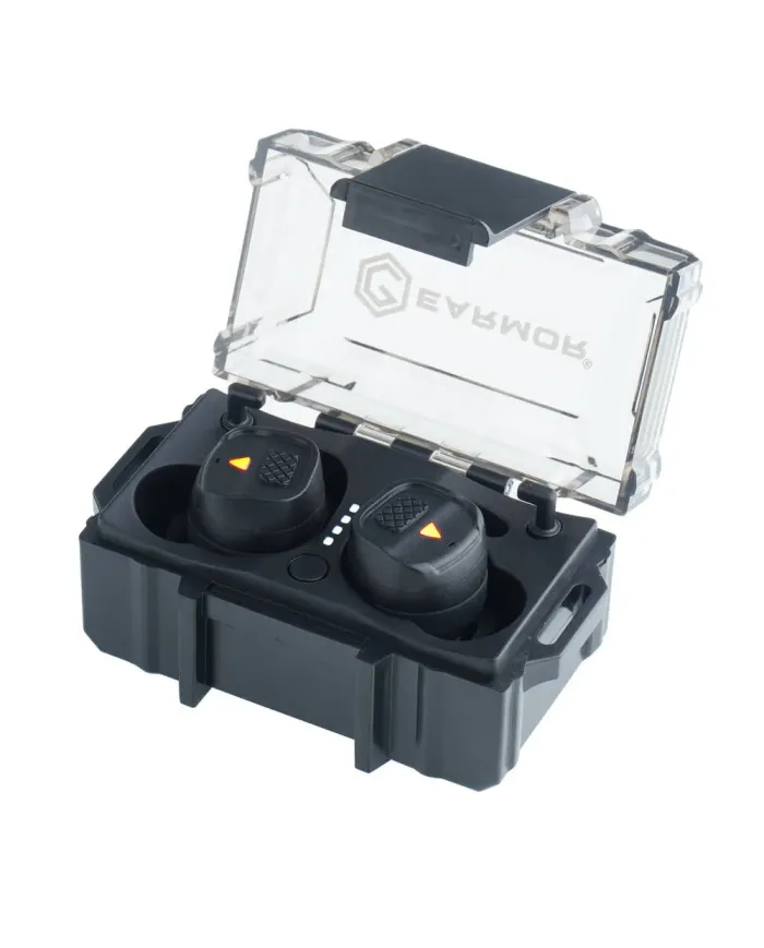 Earmor - Aktywne ochronniki słuchu M20T Pro - NRR 30 dB - Bluetooth 5.4 - Czarne - M20TPRO-BK