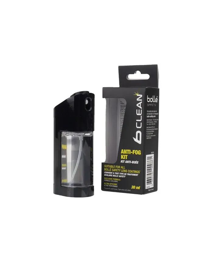 BOLLE - Zestaw Anti-Fog B-Clean B200 ze ściereczką z mikrofibry - 30ml PACF030