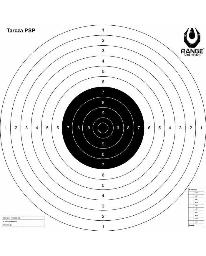 Tarcze strzeleckie TS2 PSP 50szt