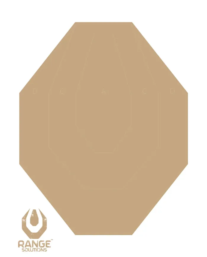 Tarcze strzeleckie papierowe IPSC 50szt