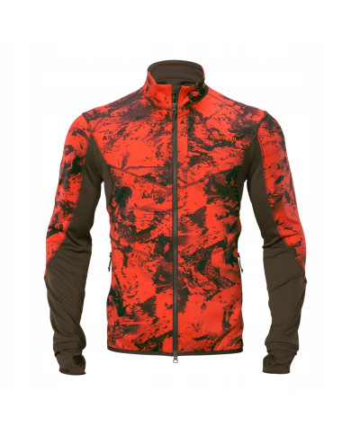 Bluza Harkila Wildboar Pro camo fleece jacket AXIS MSP®Wildboar orange/Shadow brown