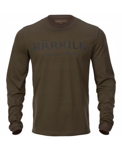 KOSZULKA HARKILA MOUNTAIN HUNTER L/S T-SHIRT HUNTING GREEN/SHADOW BROWN