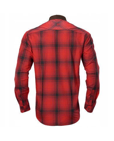 KOSZULA HARKILA Driven Hunt flannel shirt Red/Black check,XXL