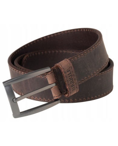 PASEK HARKILA ARVAK LEATHER BELT DEEP BROWN