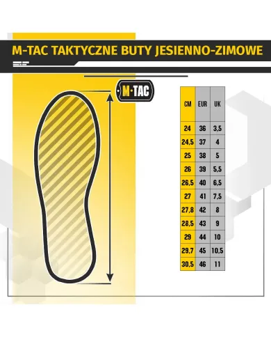 M-Tac Taktyczne Buty Jesienno-zimowe