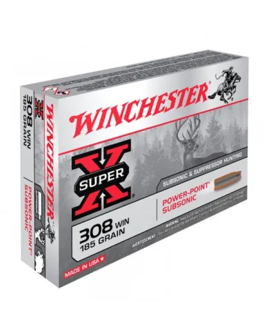 Amunicja kulowa .308Win WINCHESTER 185gr Subsonic H.P.