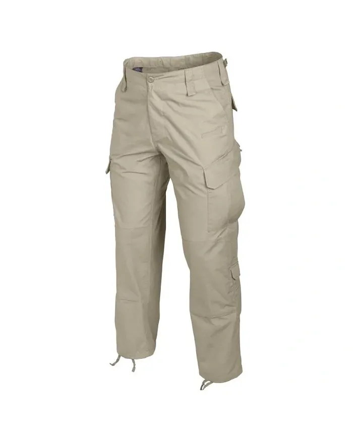 SPODNIE HELIKON CPU POLYCOTTON RIPSTOP - BEŻOWE