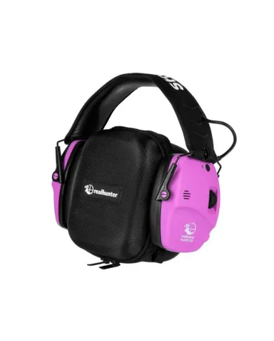 SŁUCHAWKI REAL HUNTER ACTIVE PRO SHOT BT RÓŻOWE