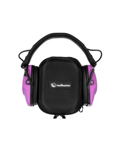 SŁUCHAWKI REAL HUNTER ACTIVE PRO SHOT BT RÓŻOWE