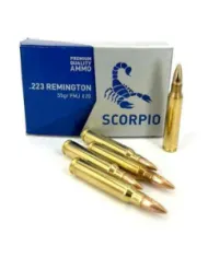 Amunicja karabinkowa Scorpio .223Rem. 3,56G/55GRS FMJ