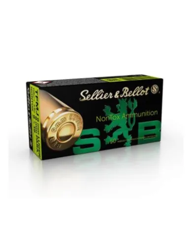 Amunicja S&B, kaliber 9mm LUGER, TFMJ NONTOX, 7,5G/115grs,
