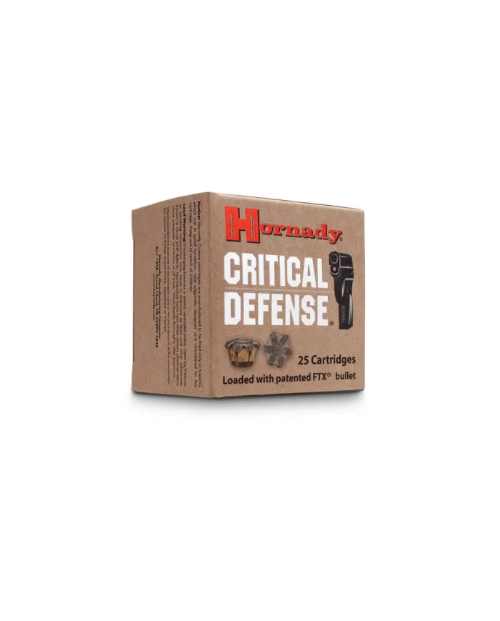 Amunicja Hornady kal.38Spcl FTX Critical Defence 110gr/7,13g (25szt)
