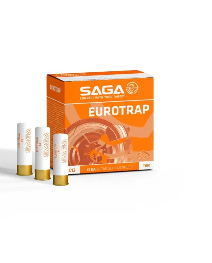 Amunicja śrutowa 12/70 SAGA TRAP 24gr