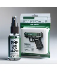 GNP Zestaw Travel - Gun Cleaner 75ml + Wet Wipes - konserwacja w podrozy