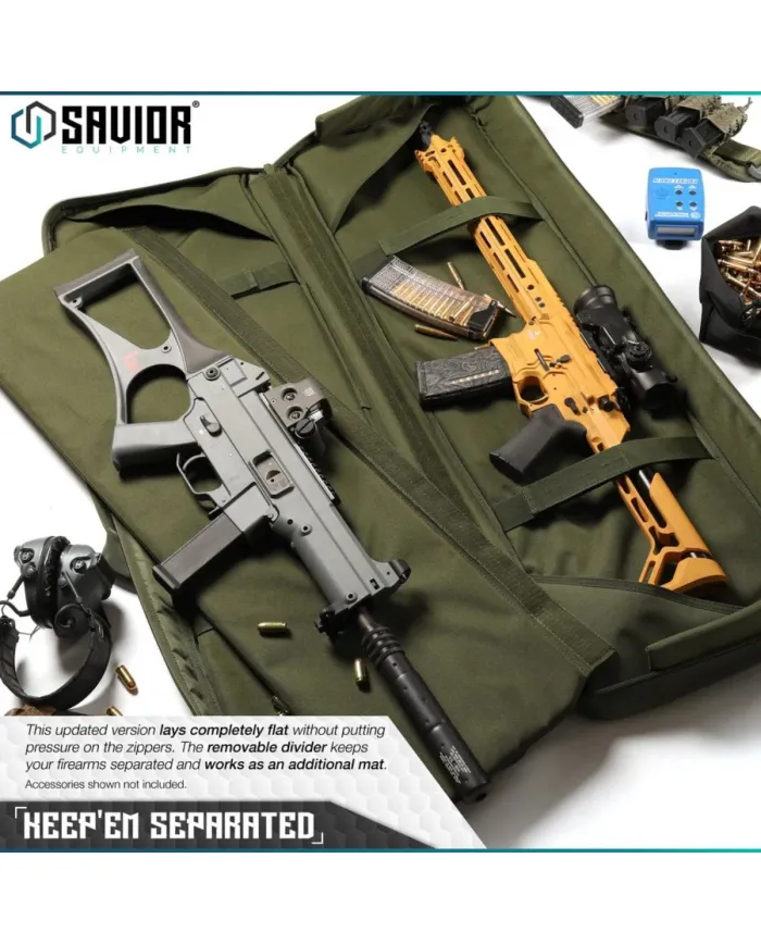 Savior - Torba Double Rifle Bag -  Zielona 46''