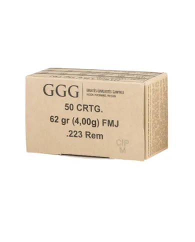 Amunicja kulowa GGG 223Rem FMJ 62grn/4.0g GPR12