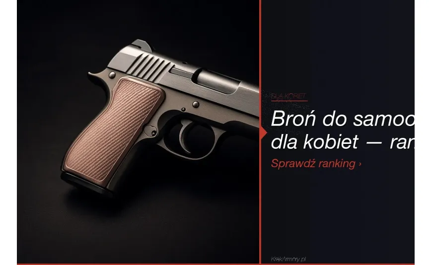 Broń do samoobrony dla kobiet — co wybrać? [poradnik 2026]