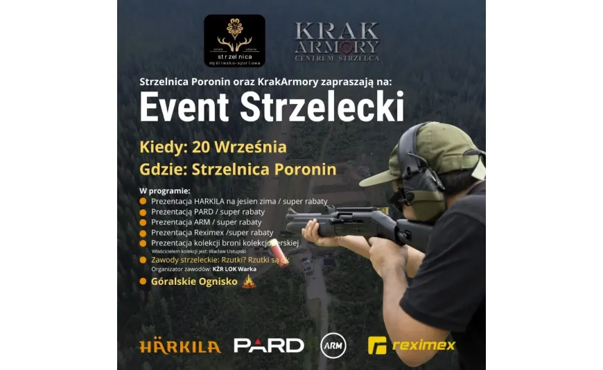 Event Strzelecki w Strzelnicy Poronin Event Strzelecki w Strzelnicy Poronin