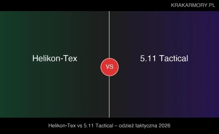 Helikon-Tex vs 5.11 Tactical – porównanie odzieży taktycznej [2026]